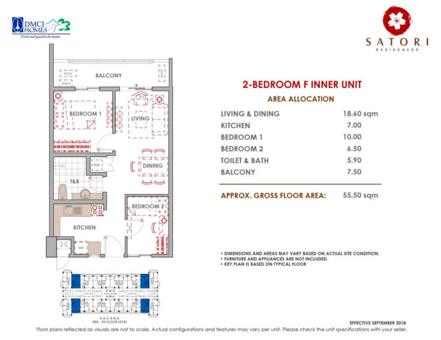 Satori Residences DMCI 2 Bedroom