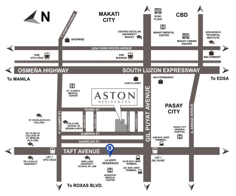 Aston Residences Location