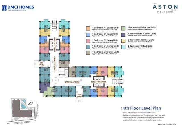 The Aston Place DMCI Floorplans