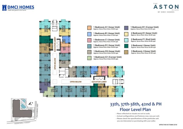 The Aston Place DMCI Floorplans
