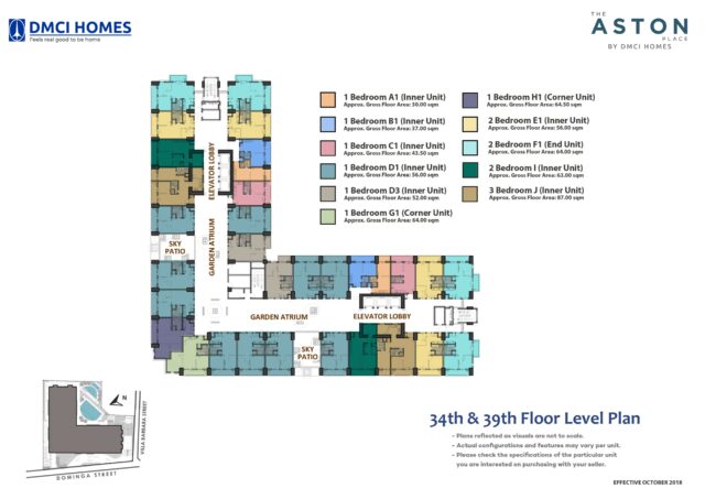 The Aston Place DMCI Floorplans