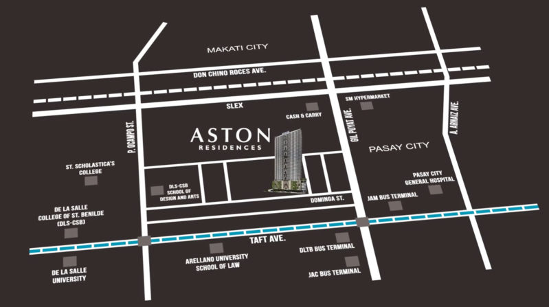 Aston Residences Location DMCI