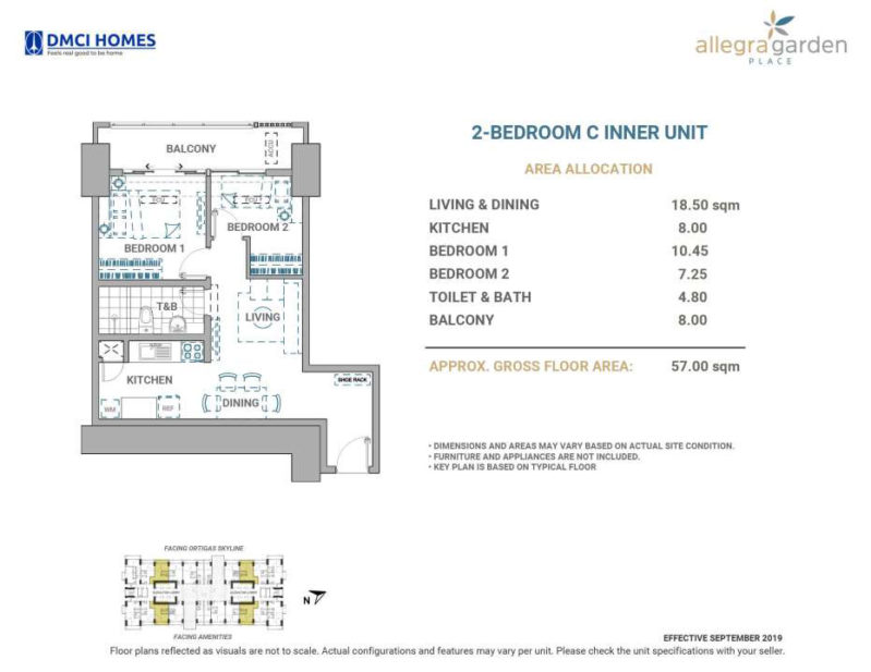 Allegra Garden Place DMCI 2BR C