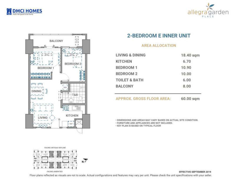 Allegra Garden Place DMCI 2BR E