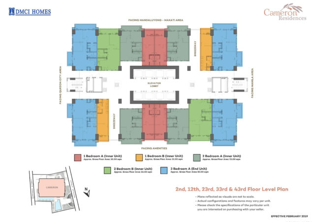 Cameron Residences Floor Plans