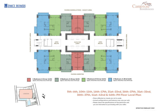 Cameron Residences Floor Plans