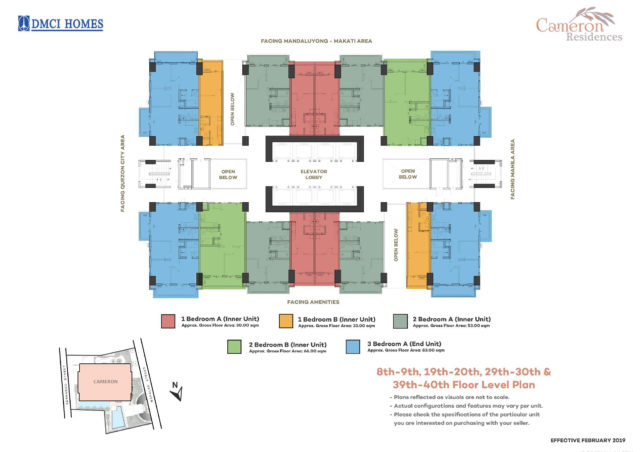 Cameron Residences Floor Plans