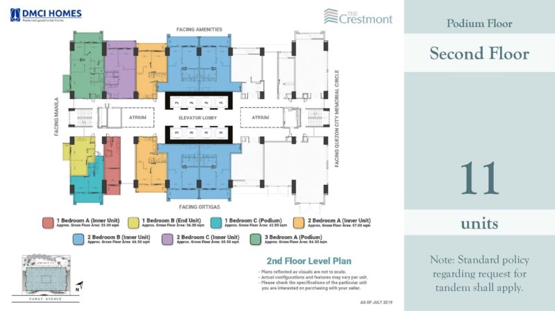 The Crestmont Floorplans