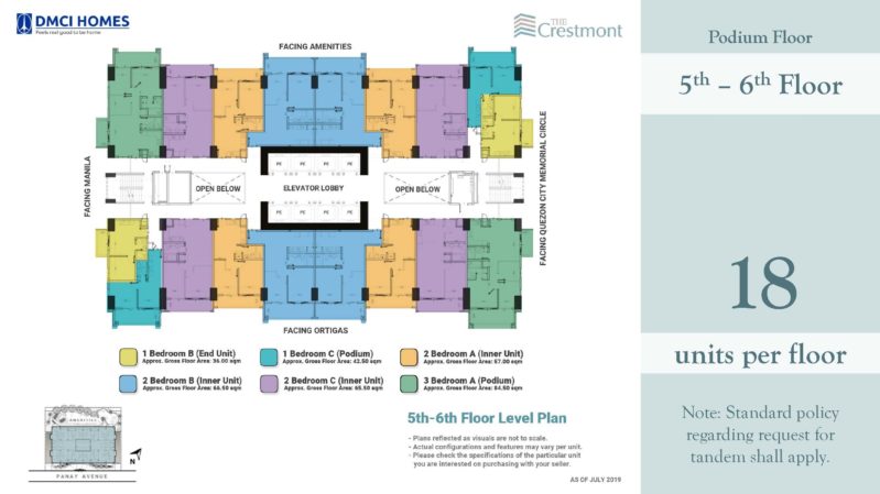 The Crestmont Floorplans