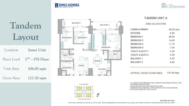 4 Bedroom Crestmont DMCI for sale 