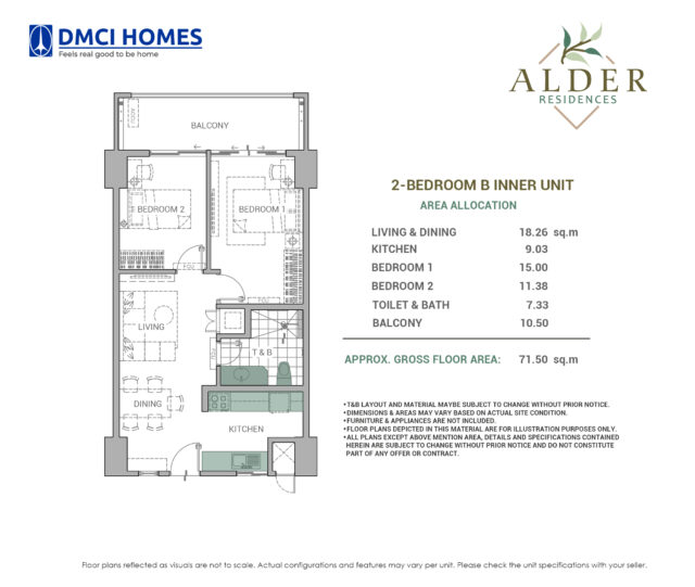 Alder Residences 2BR B
