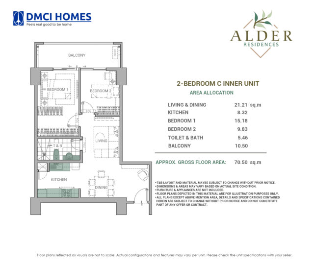 Alder Residences 2BR C