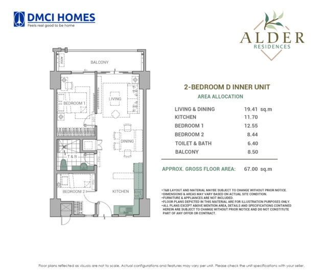 Alder Residences 2BR D