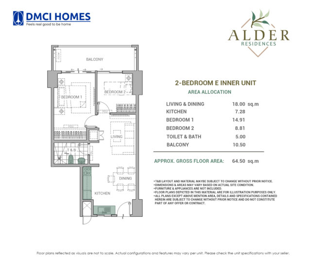 Alder Residences 2BR E