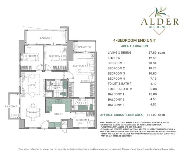 Alder Residences 4BR A