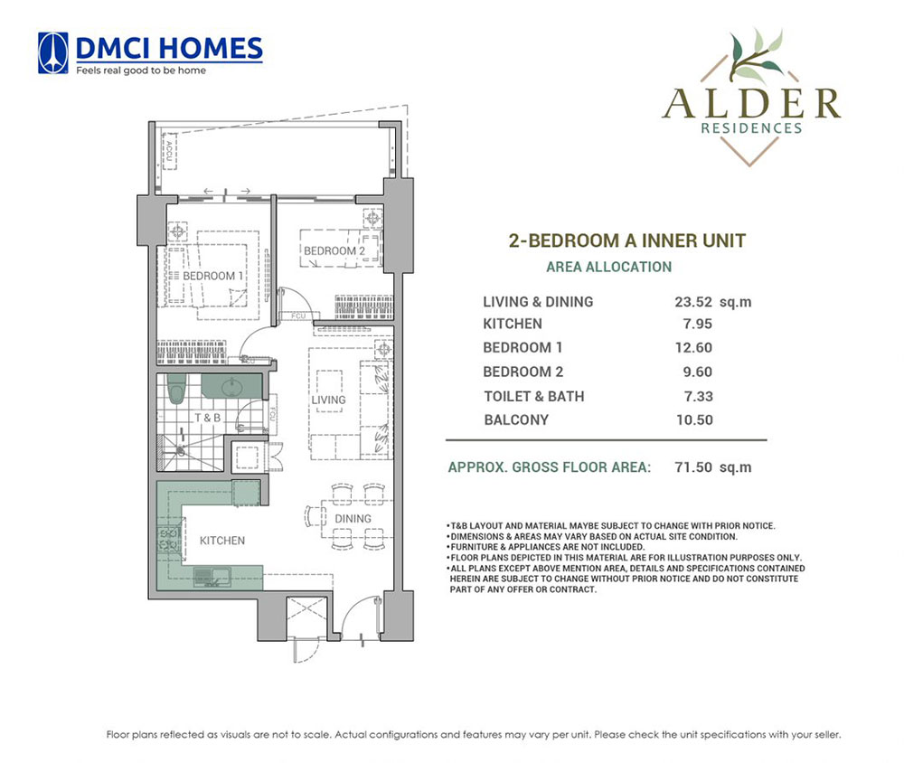 Alder Residences 2 Bedroom