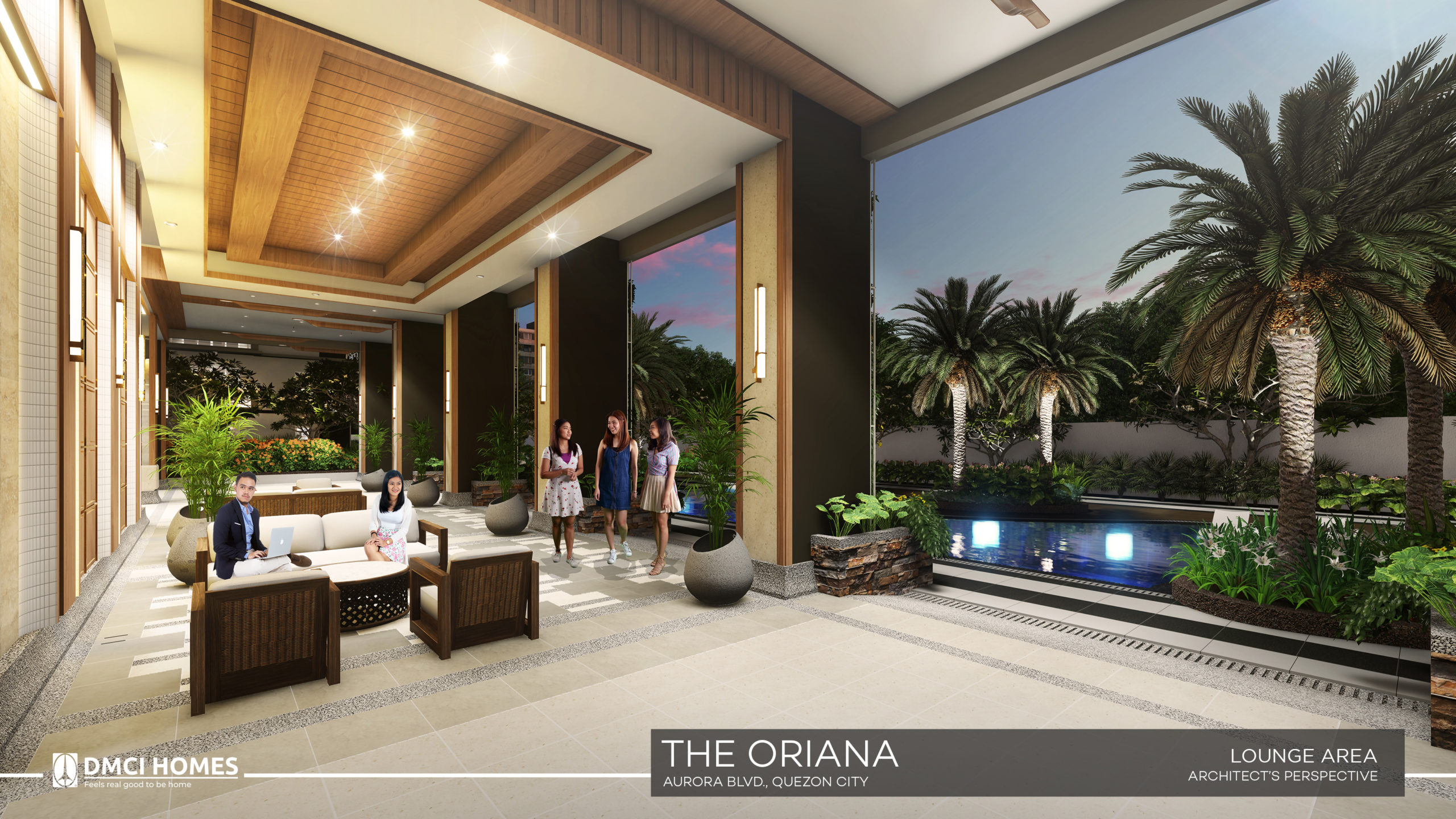 The Oriana DMCI Lounge Area