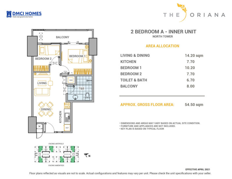 The Oriana DMCI 2BR A