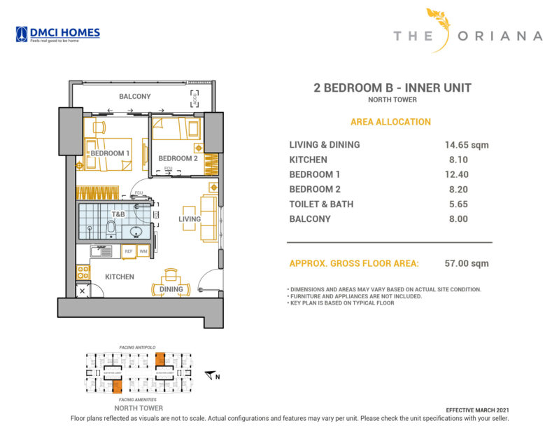 The Oriana DMCI 2BR B