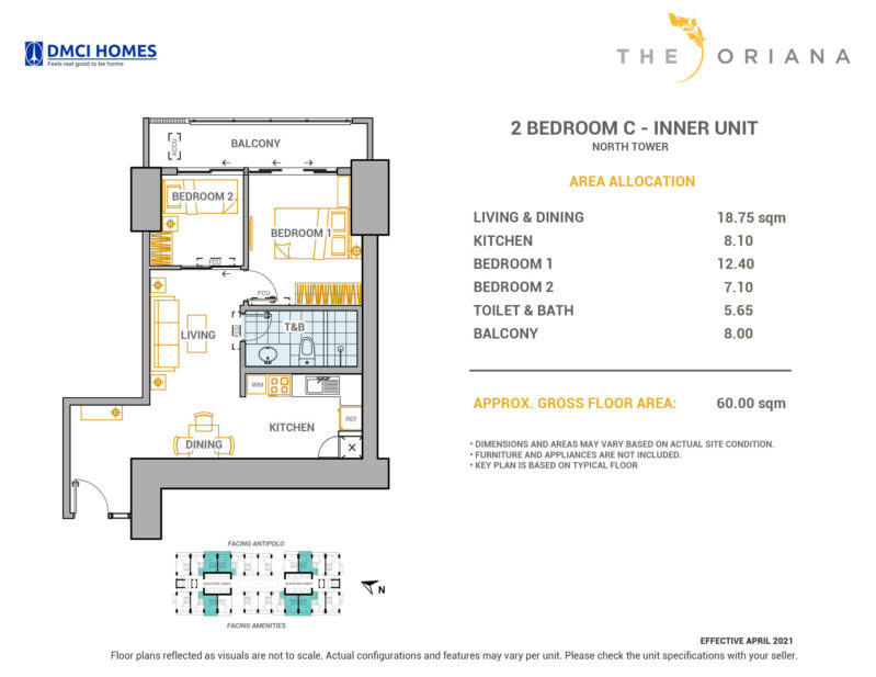 The Oriana DMCI 2BR C