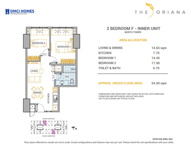 The Oriana DMCI 2BR F