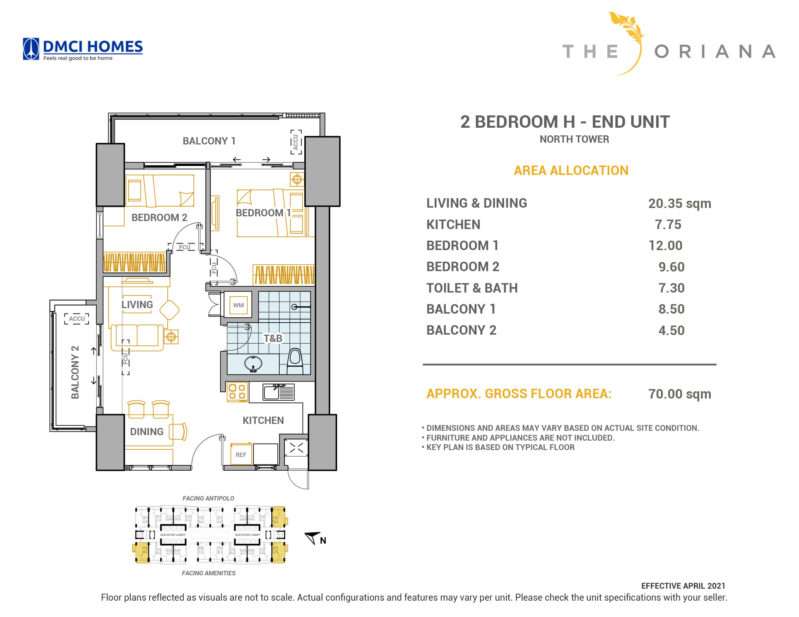 The Oriana DMCI 2BR H
