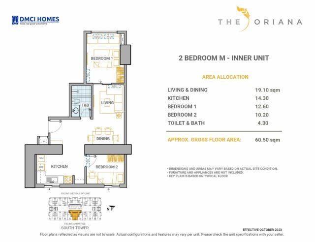 The Oriana 2BR M