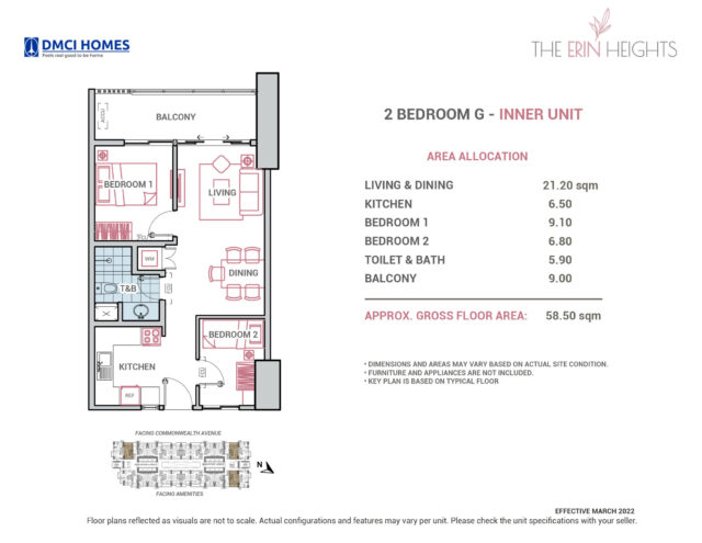 The Erin Heights 2BR G