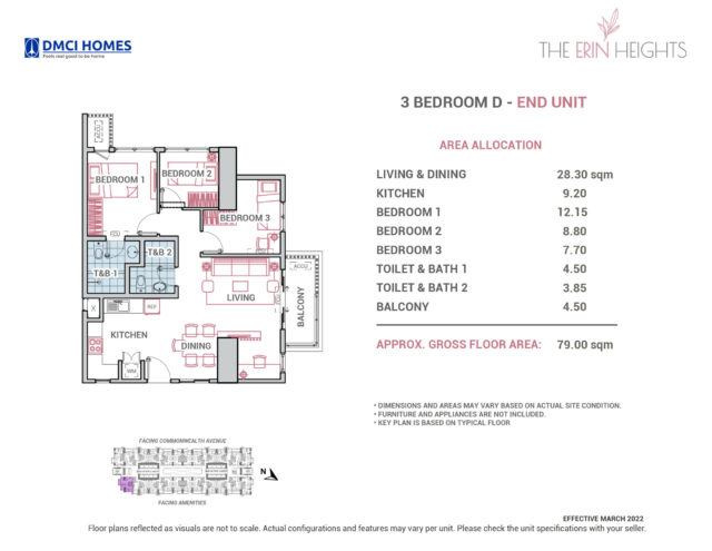 The Erin Heights 3BR D