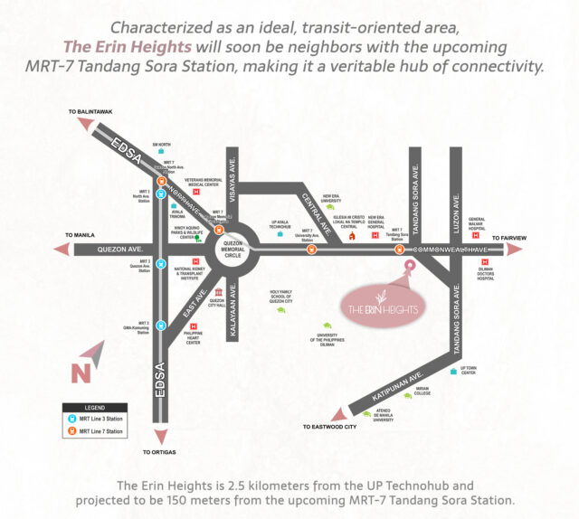 The Erin Heights Location