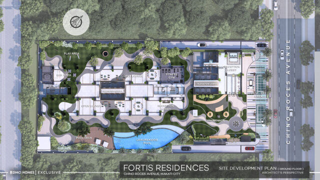 Fortis Residences Site Development Plan Ground Floor
