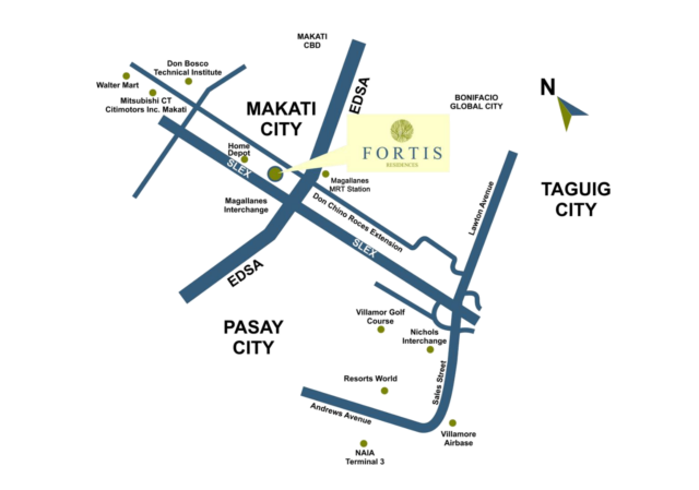 Fortis Residences Location