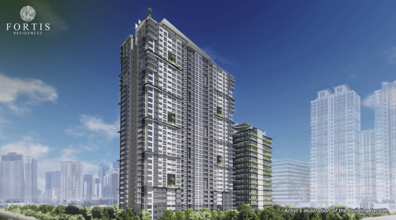 Fortis Residences Building Facade