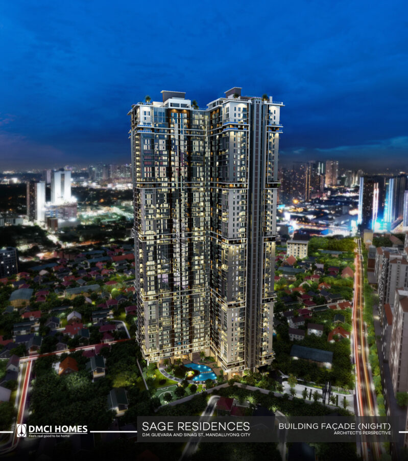 Sage Residences DMCI Facade