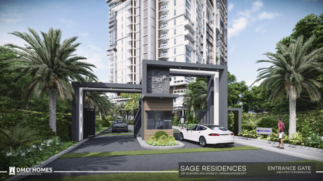 Sage Residences DMCI Gate and Guardhouse