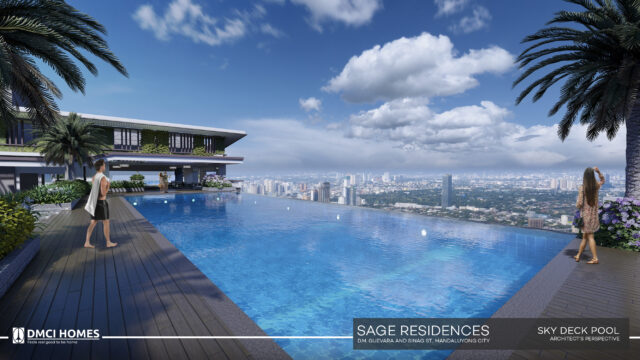 Sage Residences DMCI Roofdeck Pool