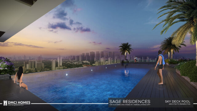 Sage Residences DMCI Roofdeck pool