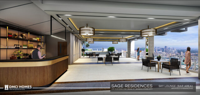 Sage Residences DMCI Sky Lounge Bar Area