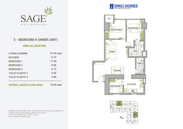 3BR H