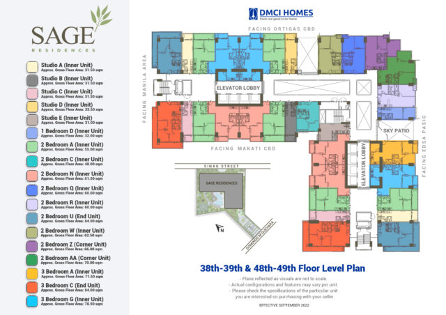 Sage Residences DMCI Floor plan 13