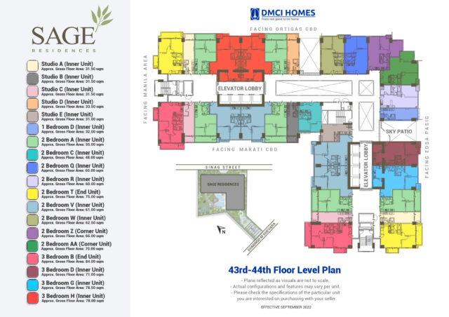Sage Residences DMCI Floor plan 16
