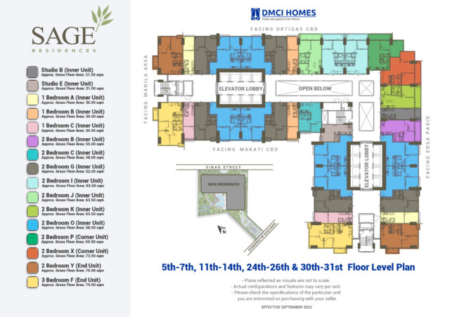 Sage Residences DMCI Floor plan 3