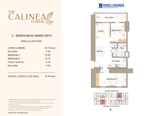 Calinea Tower 2BR