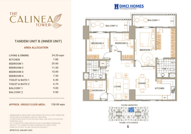 Calinea Tower Tandem