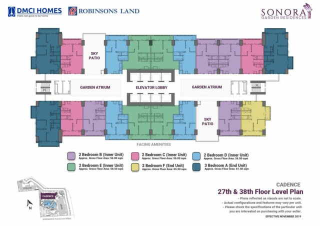 Sonora Garden Residences DMCI Floorplans