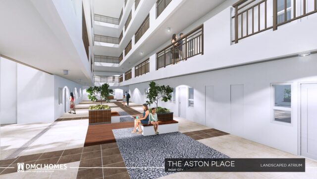 The Aston Place DMCI Landscaped Atrium
